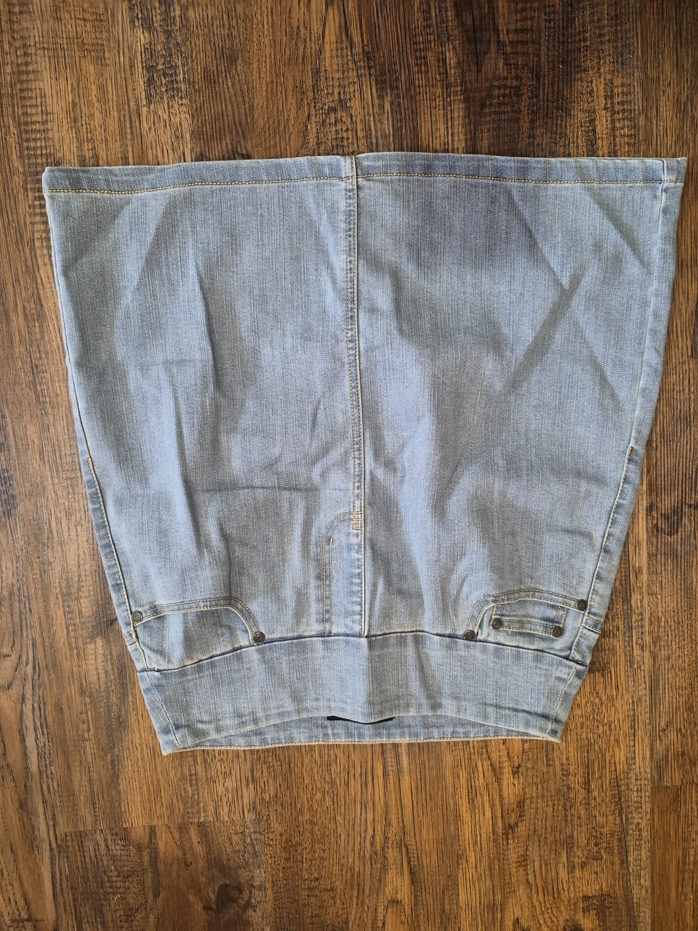 Chadwicks Light Blue Denim Mini Skirt